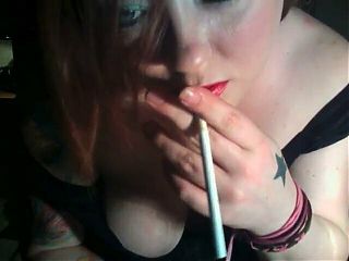 Naughty Nanny Will Fill Your Lungs With Smoke - Smoking BBW