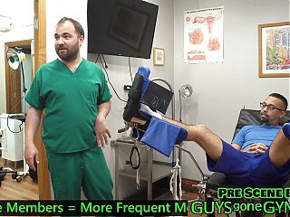 NSFW Nude BTS From The Cum Clinic Extraction # 6 With Angel Ramiraz, Naked Doctor Jerks Restrained Cock, GuysGoneGynoCom